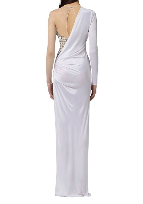 Abito Elisabetta Franchi donna ABR2257E2360  Avorio ricamo tulle cocco ELISABETTA FRANCHI | Abito | ABR2257E2360